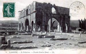 ALGERIE-RUINES ROMAINES DE LAMBESE (15)